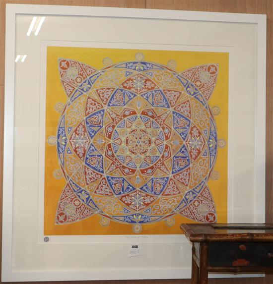 Stephen Meakin, limited edition print,  The Star of Mira, signed and dated 17, 75 x 74cm